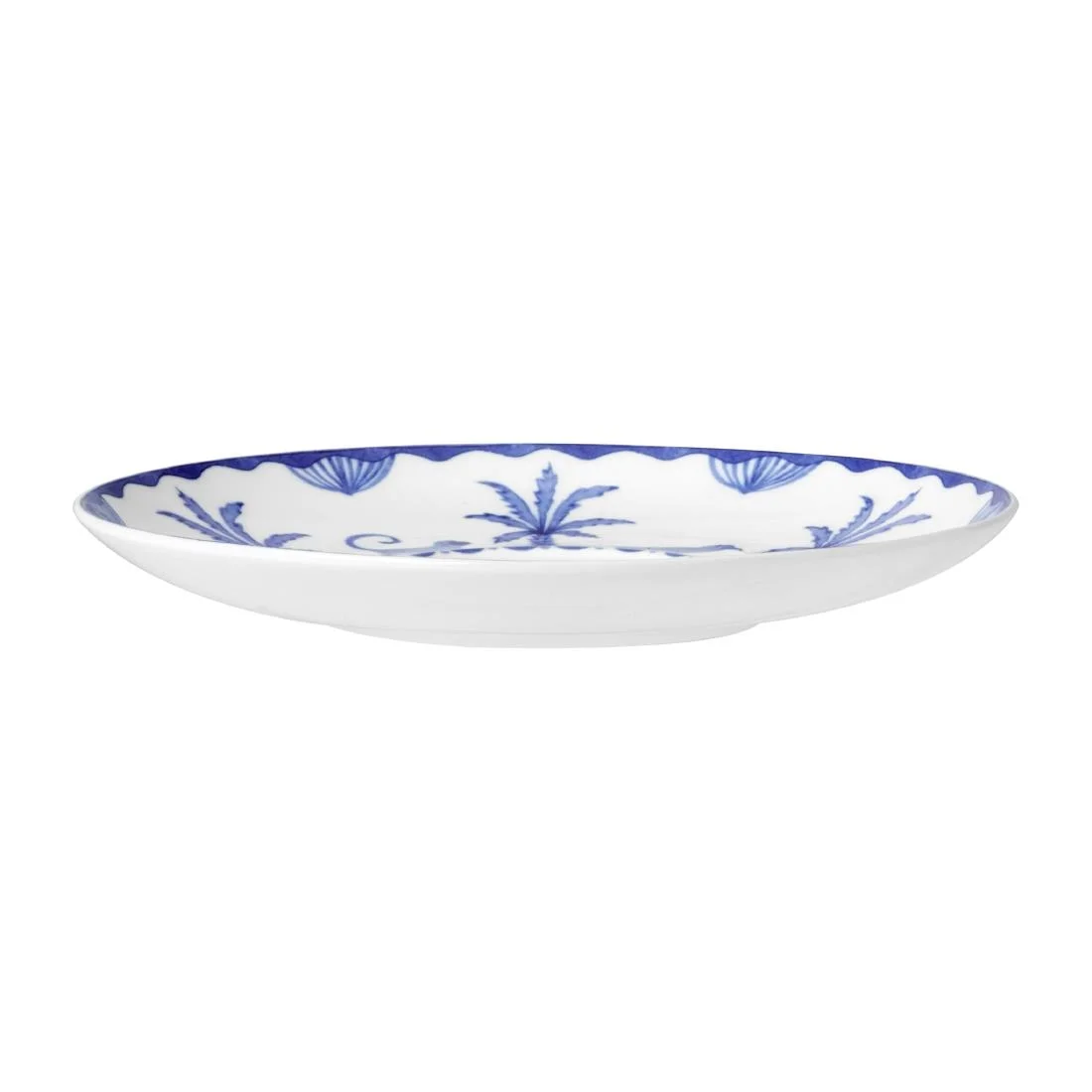 William Edwards Sultan's Garden Blue Tea for One Saucers (12 Pack) - Image 2