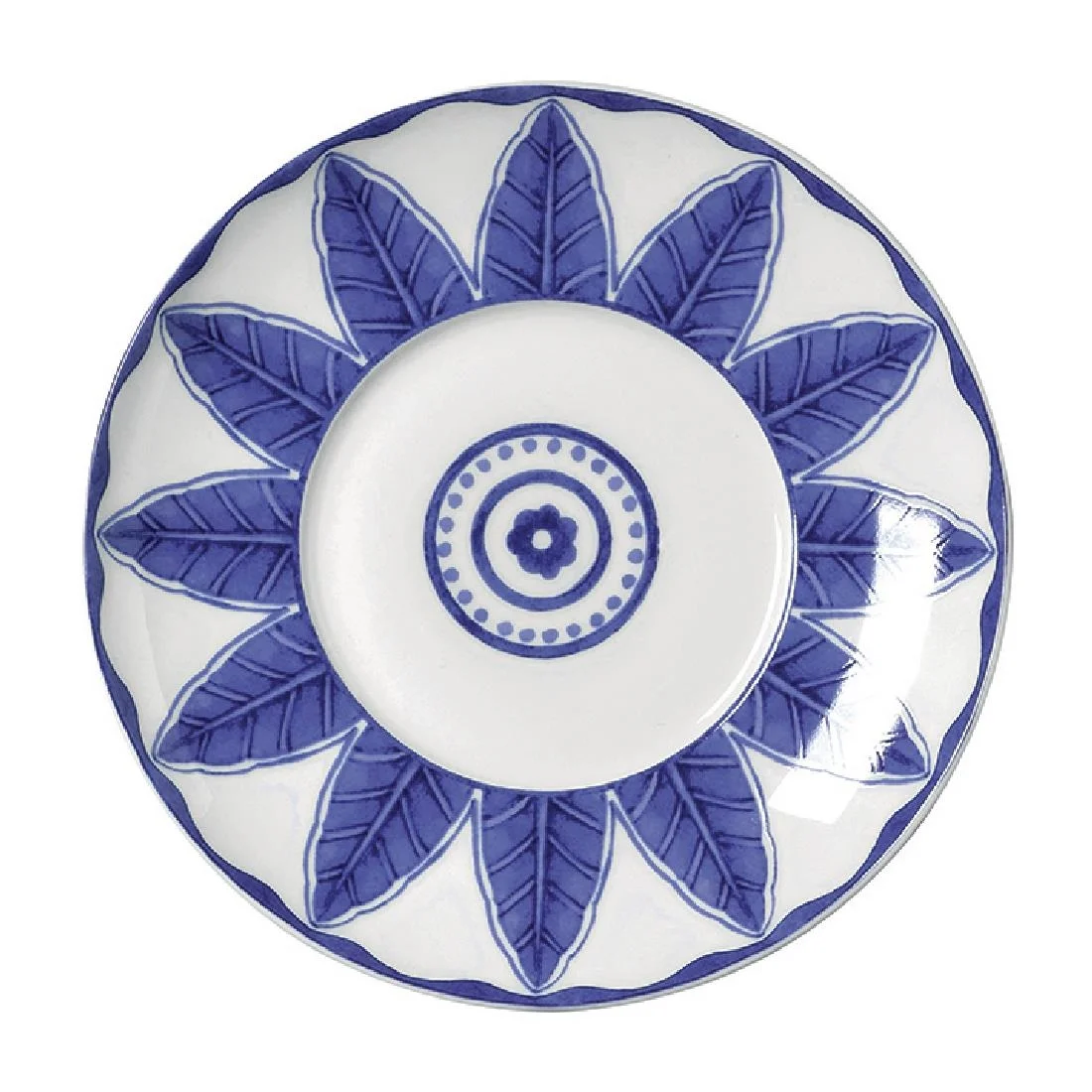 William Edwards Sultan's Garden Blue Saucers 160mm (12 Pack)
