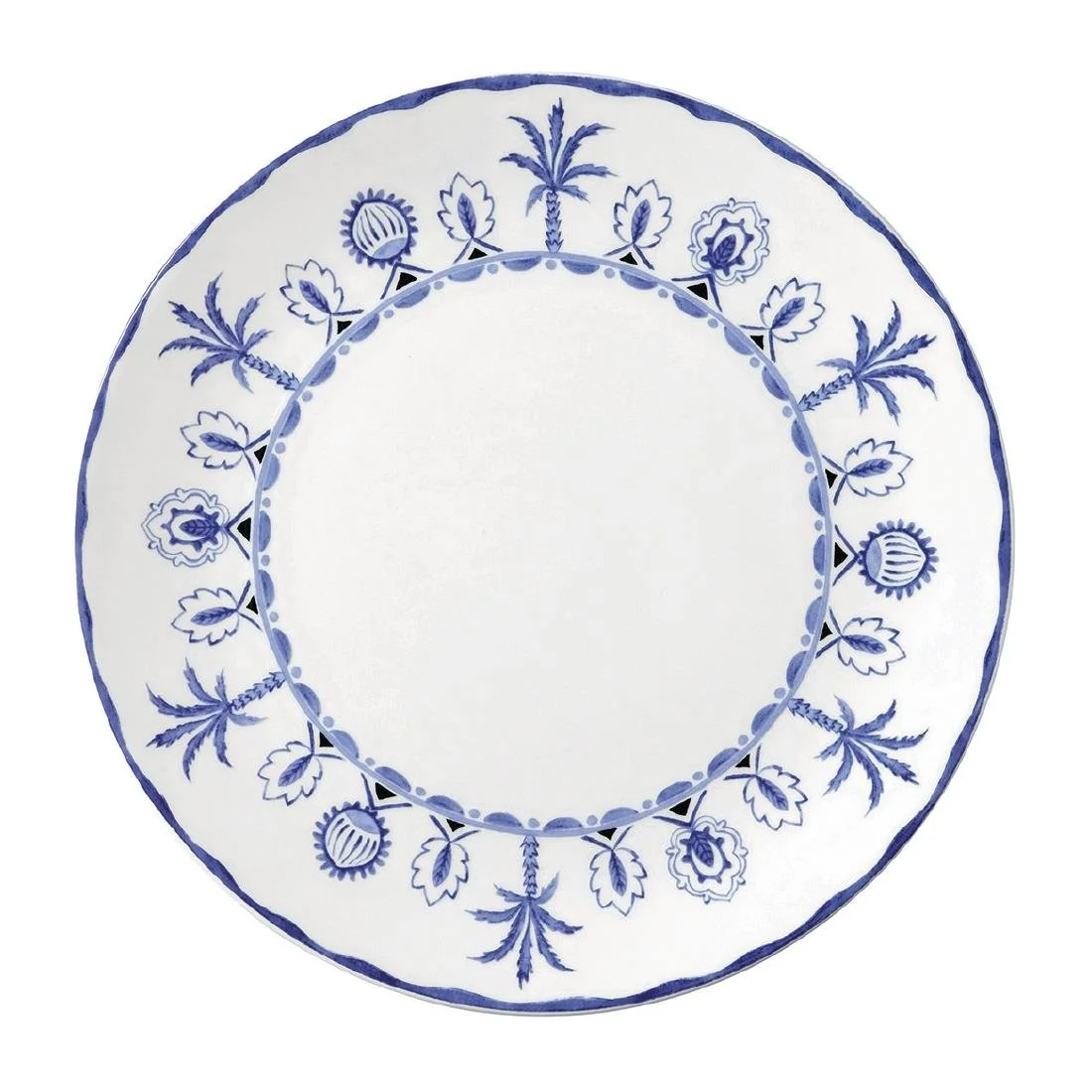William Edwards Sultan's Garden Blue Plates Coupe 270mm (12 Pack)
