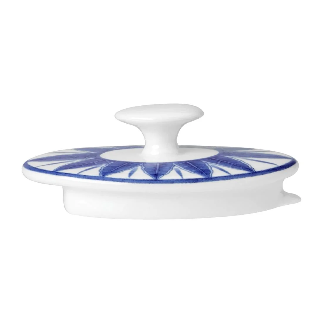 William Edwards Sultan's Garden Blue 2 Cups Oval Teapot Lid Only (6 Pack)