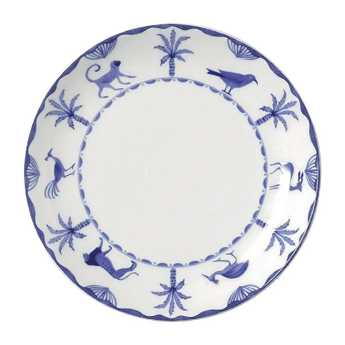 William Edwards Sultan's Garden Blue Plates Coupe 165mm (12 Pack)