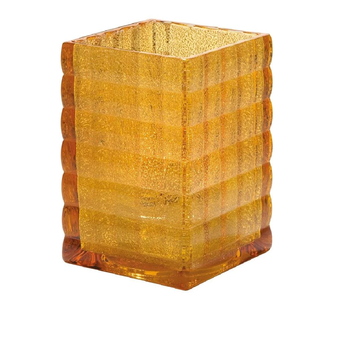 Hollowick Optic Block Amber Jewel Glasses Lamp 67mm x 95mm (6 Pack)
