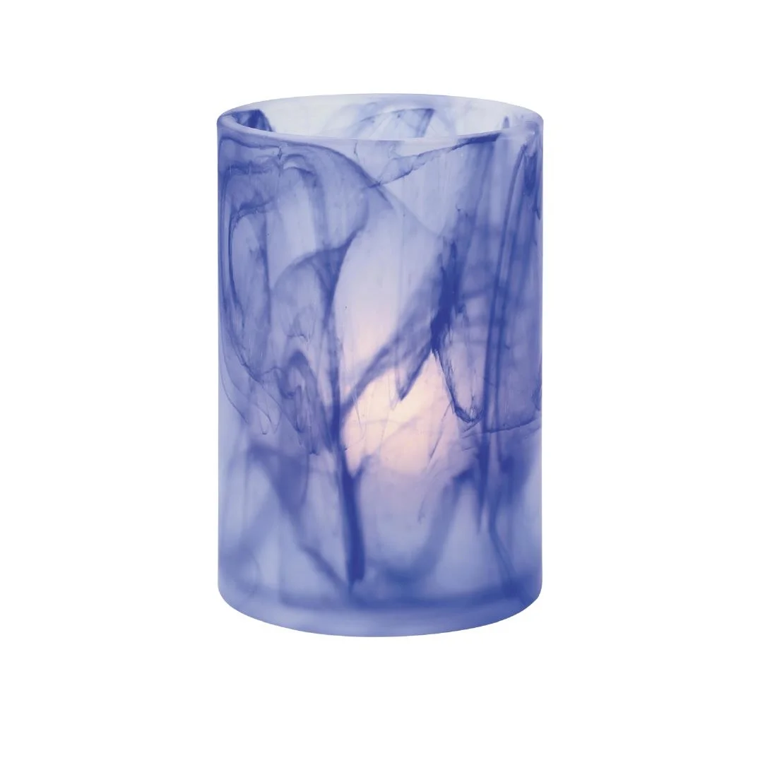 Hollowick Wysp Dark Blue Glasses Cylinder 73mm x 114mm (6 Pack)