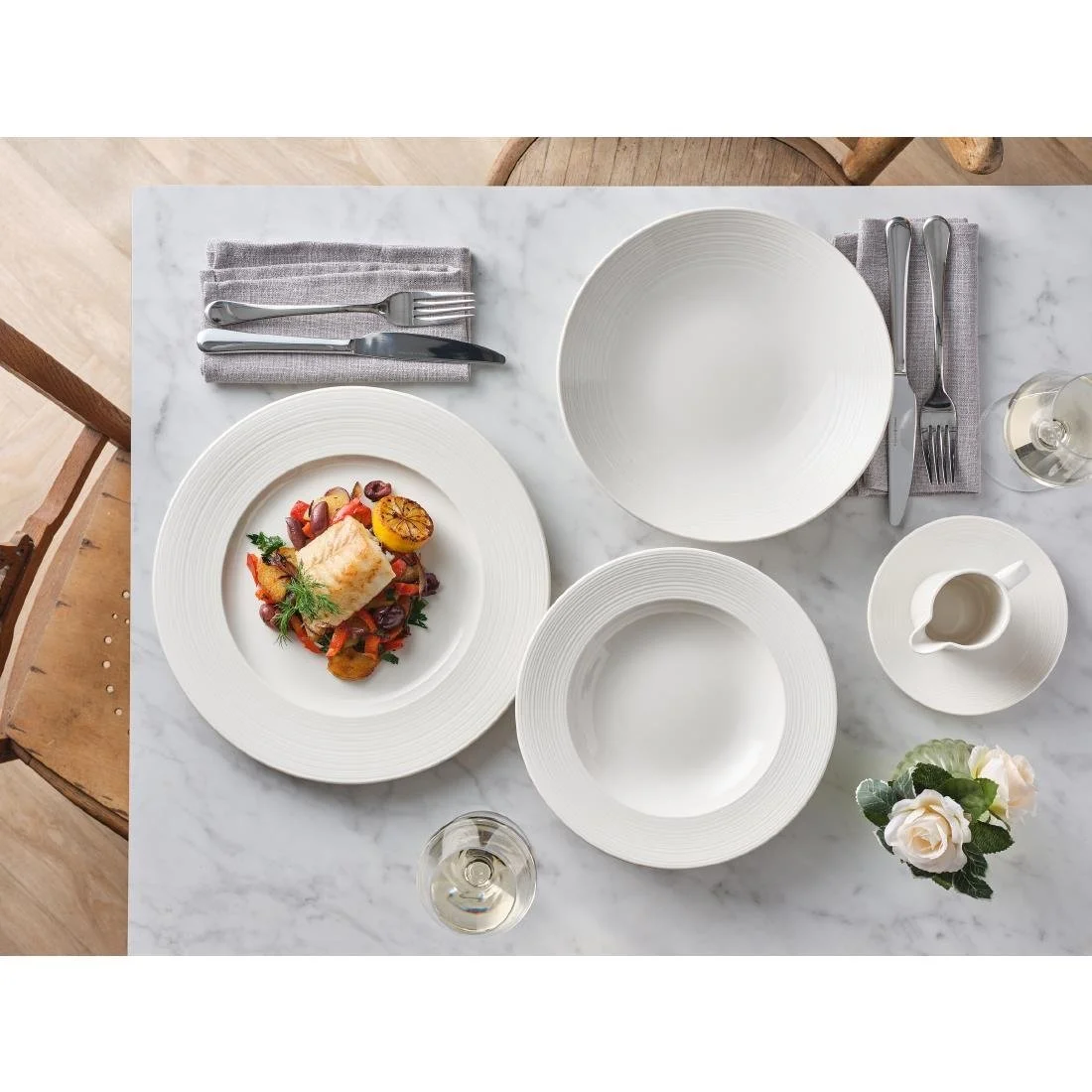 Steelite Concorde Rim Plates 300mm (12 Pack) - Image 3