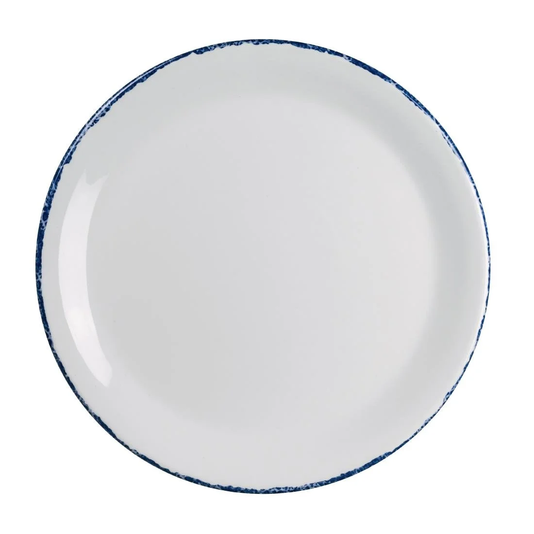 Steelite Blue Dapple Coupe Plates 254mm (12 Pack) - Image 1