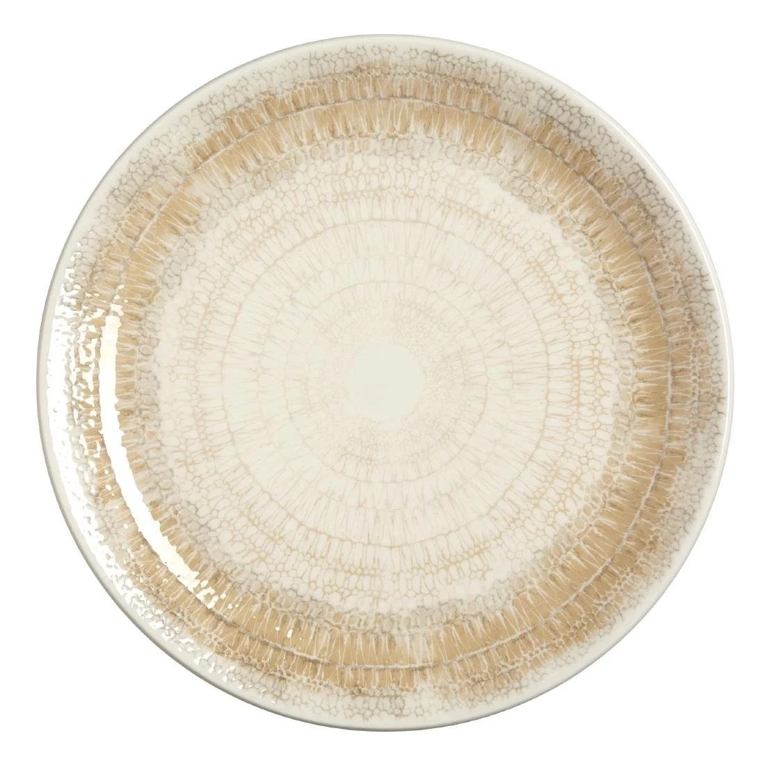 Steelite Petra Dune Coupe Plates Beige 280mm (12 Pack) - Image 1