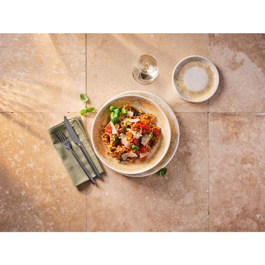 Steelite Petra Dune Coupe Plates Beige 280mm (12 Pack) - Image 4