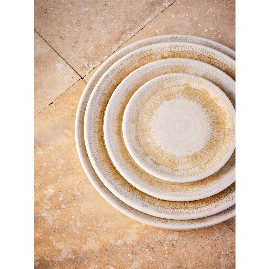 Steelite Petra Dune Coupe Plates Beige 280mm (12 Pack) - Image 3