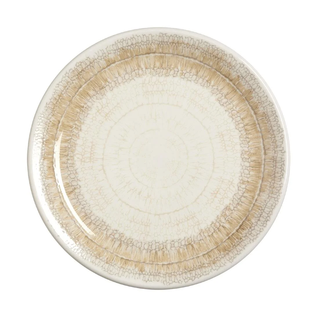 Steelite Petra Dune Coupe Plates Beige 255mm (12 Pack) - Image 1