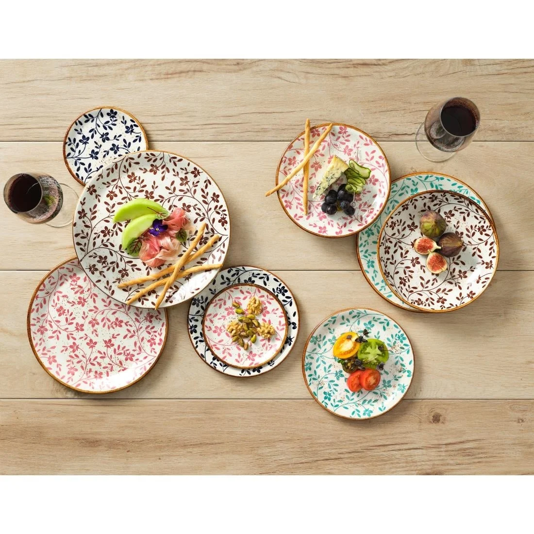Steelite Performance Flora Coupe Plates Aqua 202mm (12 Pack) - Image 3