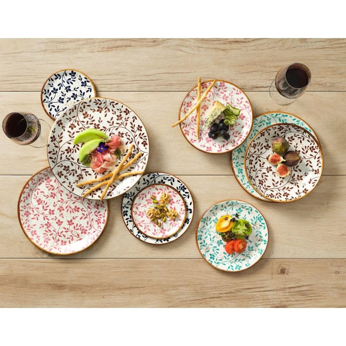 Steelite Performance Flora Coupe Plates Blue 280mm (12 Pack) - Image 6