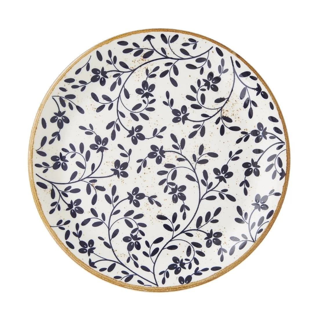 Steelite Performance Flora Coupe Plates Blue 252mm (12 Pack) - Image 1