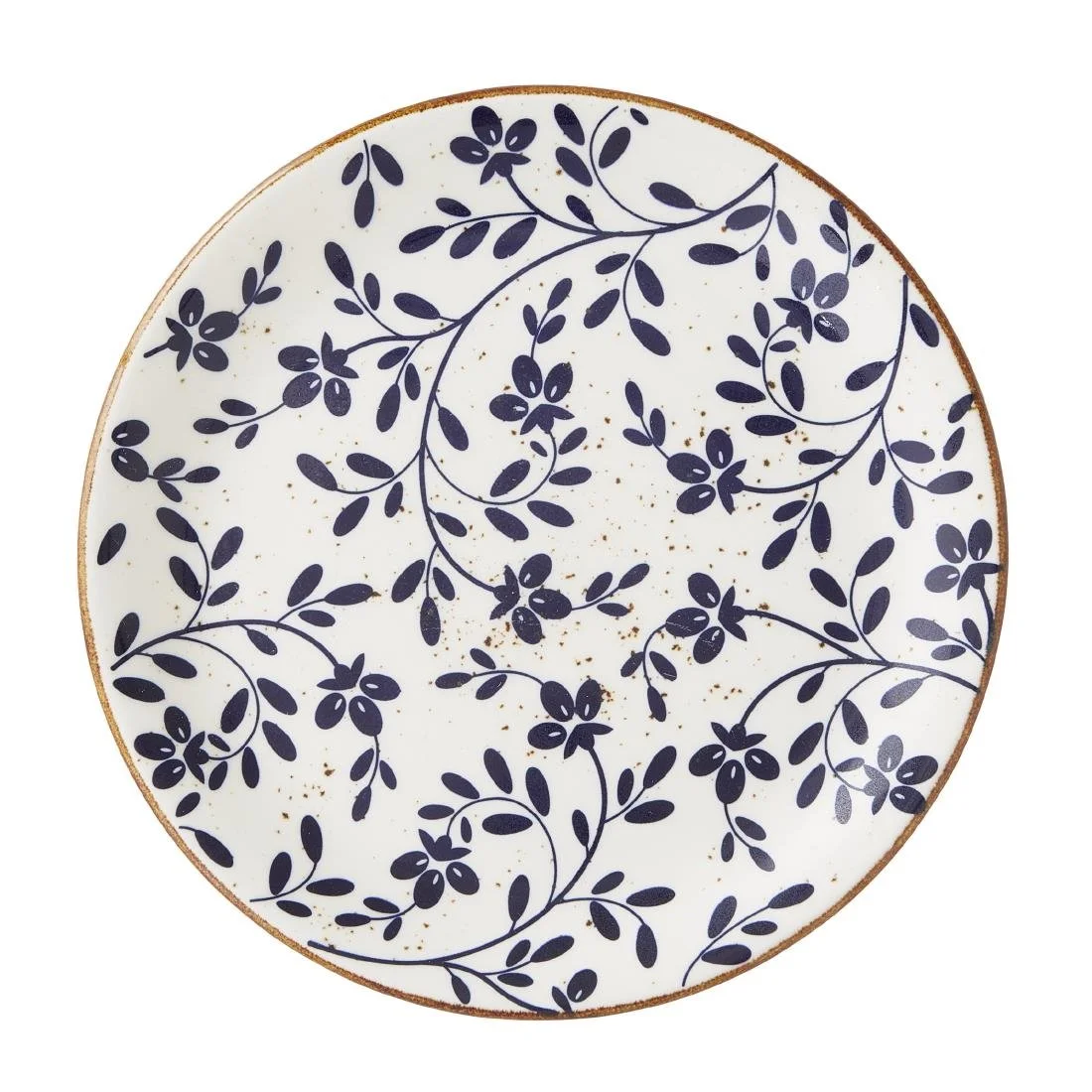 Steelite Performance Flora Coupe Plates Blue 202mm (12 Pack) - Image 1