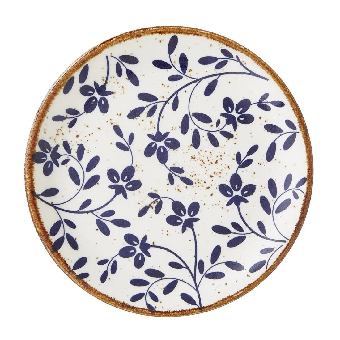 Steelite Performance Flora Coupe Plates Blue 153mm (12 Pack) - Image 1