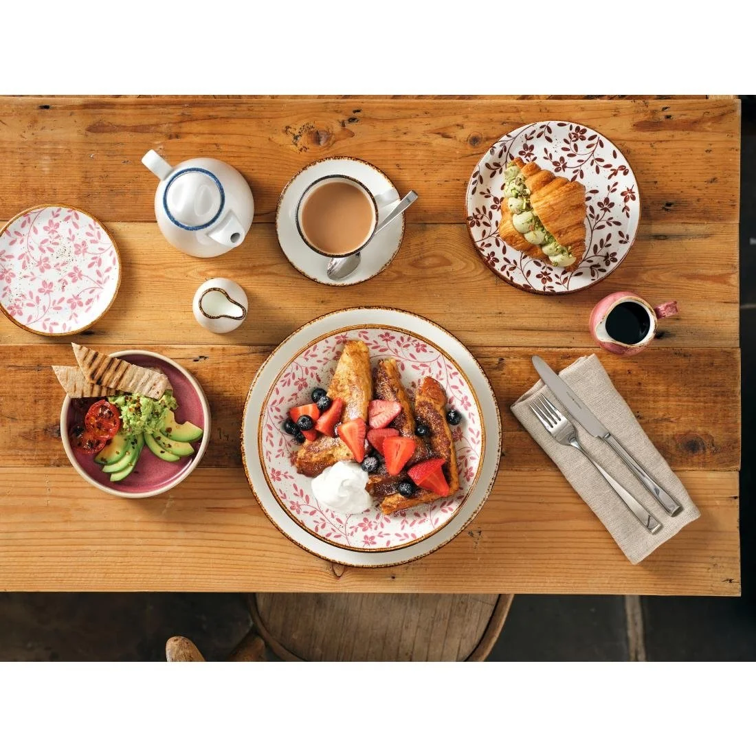 Steelite Performance Flora Coupe Plates Pink 280mm (12 Pack) - Image 5