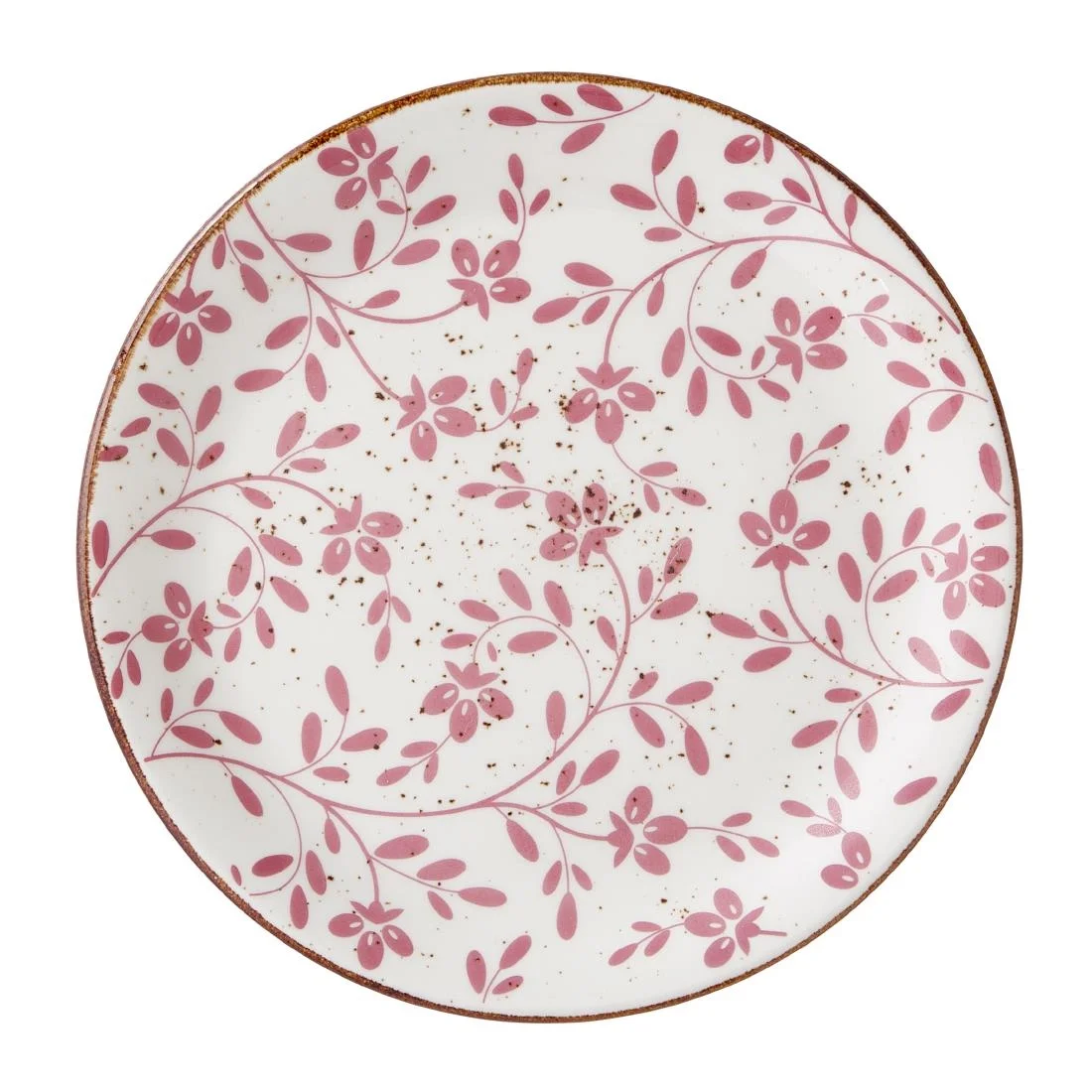 Steelite Performance Flora Coupe Plates Pink 202mm (12 Pack)
