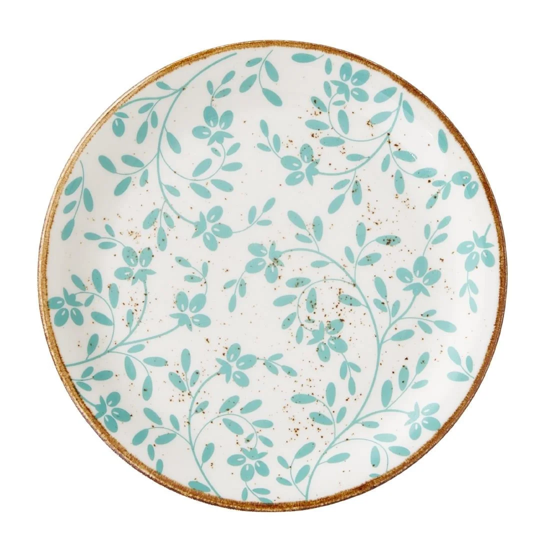 Steelite Performance Flora Coupe Plates Aqua 202mm (12 Pack)