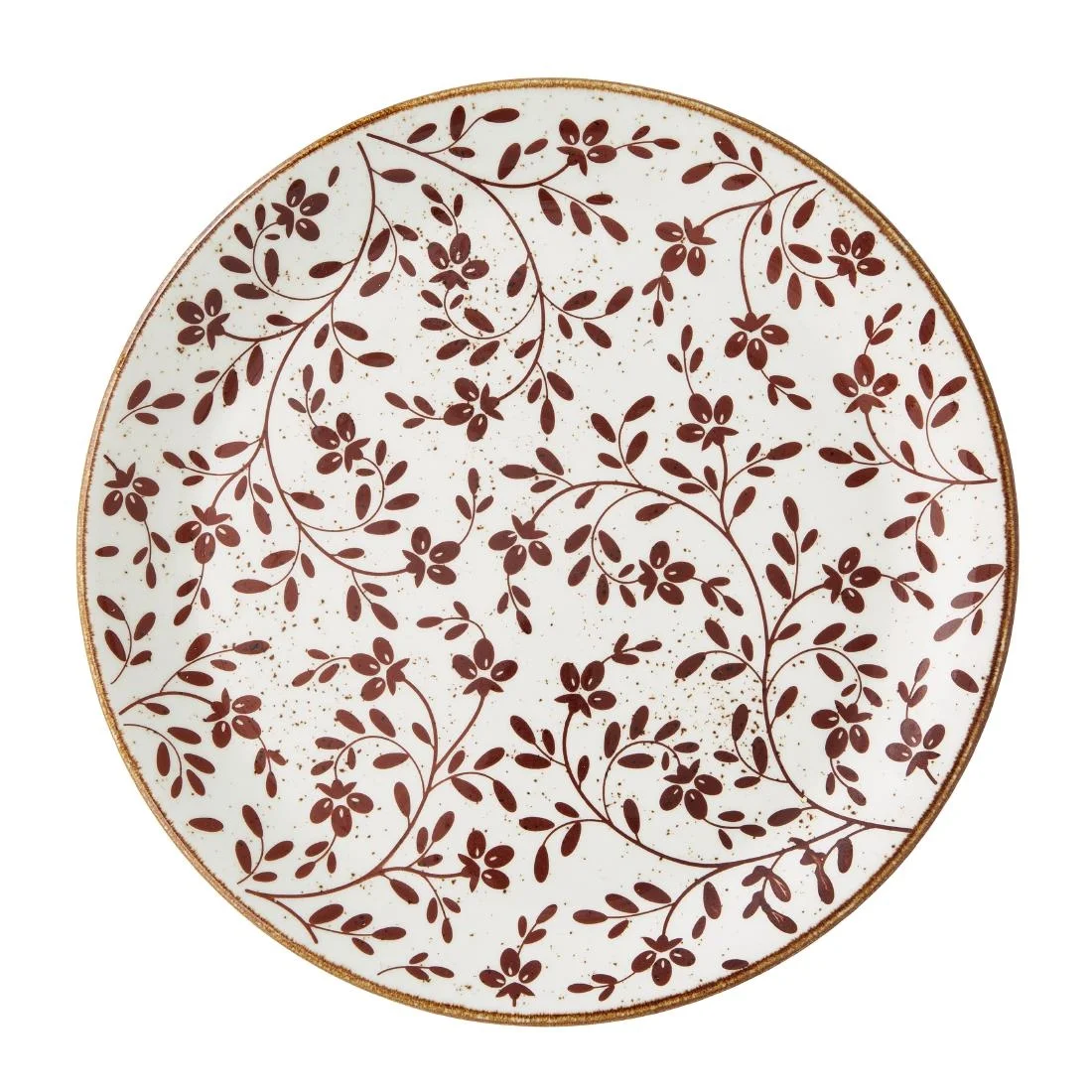 Steelite Performance Flora Coupe Plates Brown 280mm (12 Pack)