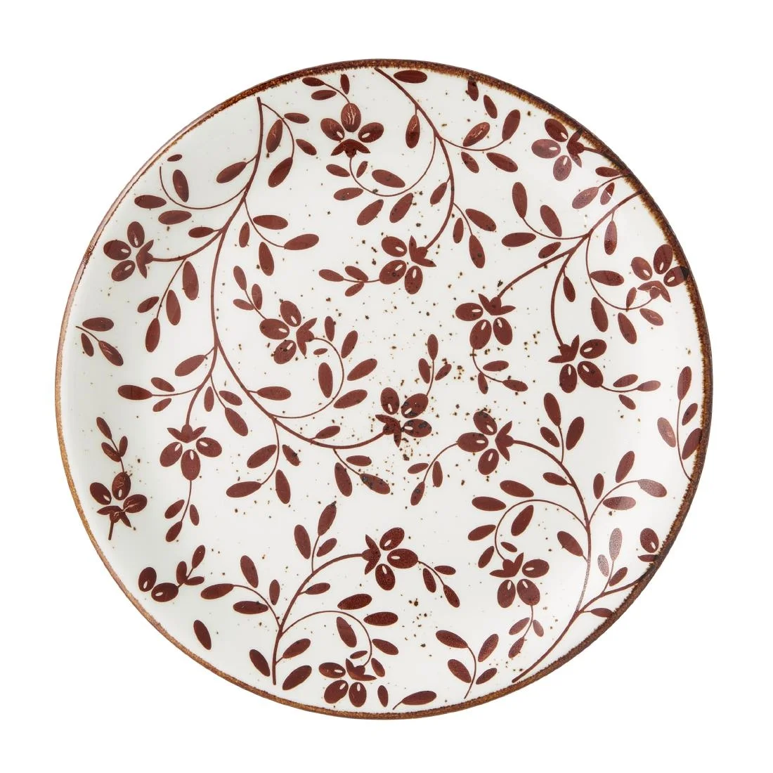 Steelite Performance Flora Coupe Plates Brown 202mm (12 Pack)