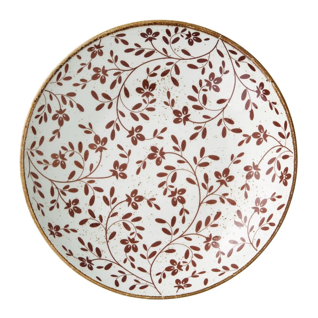 Steelite Performance Flora Coupe Bowls Brown 255mm (12 Pack)