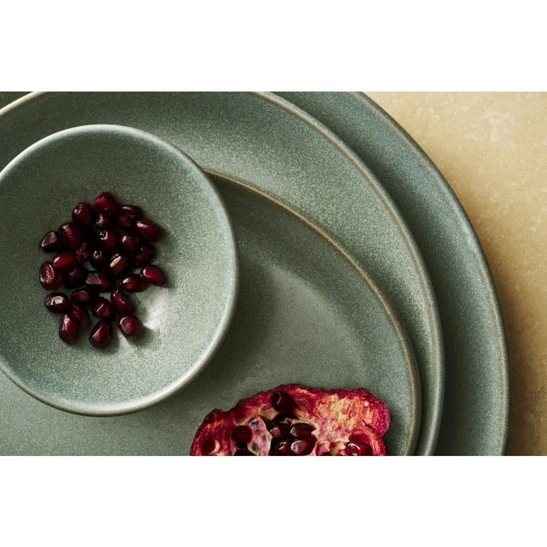 Maham Studio Carnaby Oval Platters Teal 305x202mm (12 Pack) - Image 3