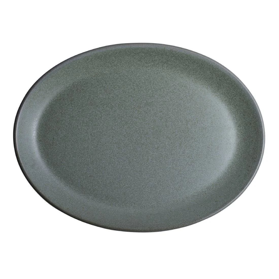Steelite Maham Studio Carnaby Oval Plates Teal 202x152mm (24 Pack) - Image 1