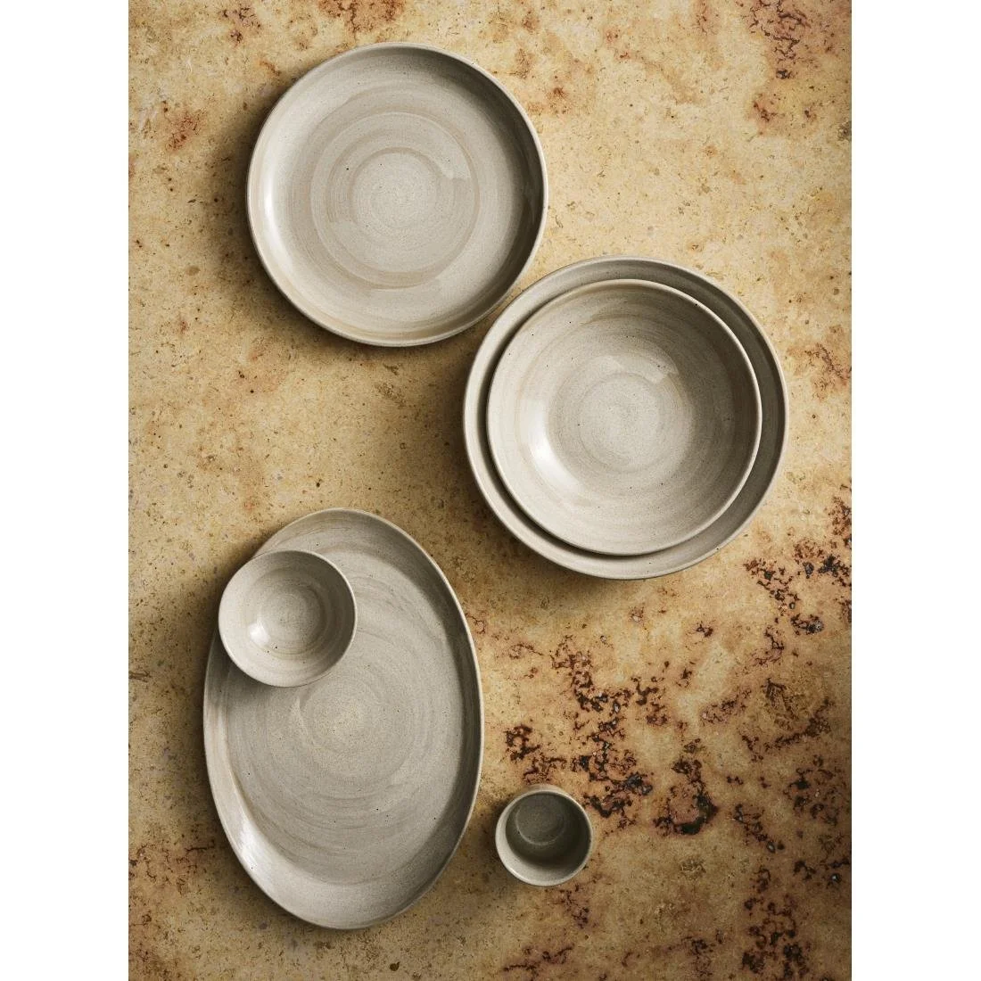Steelite Maham Studio Carnaby Bowls Dove 100mm (24 Pack) - Image 3