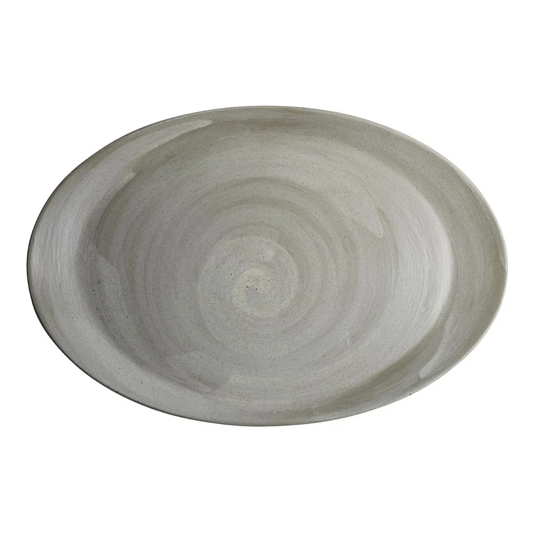 Maham Studio Carnaby Oval Platters Dove 305x202mm (12 Pack) - Image 1