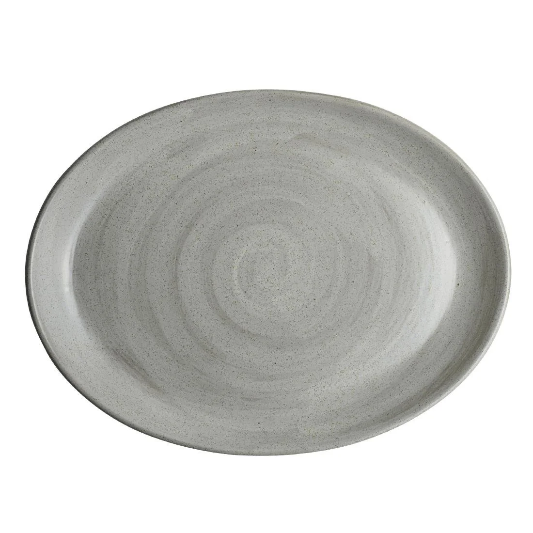 Steelite Maham Studio Carnaby Oval Plates Dove 202x152mm (24 Pack) - Image 1