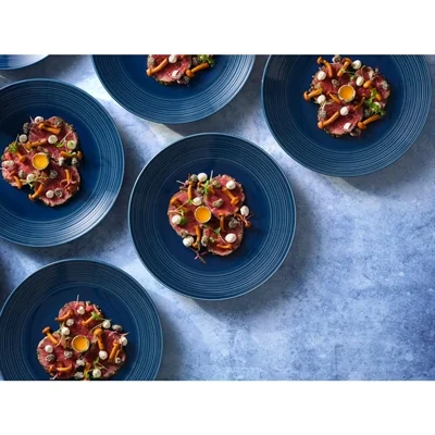 Steelite Concorde Oatmeal Bowls Midnight Blue 165mm (12 Pack) - Image 1