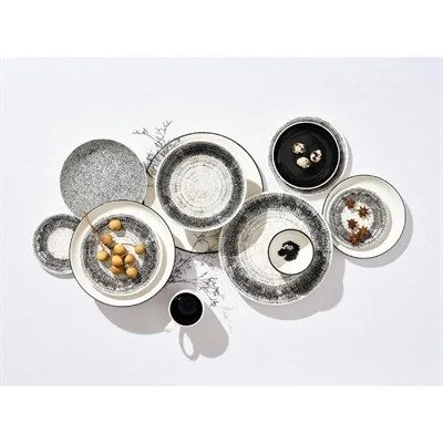 Steelite Petra Coupe Plates Graphite 280mm (12 Pack) - Image 1