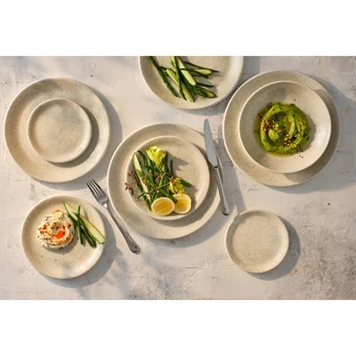 Steelite Crackle Coupe Plates Taupe 280mm (12 Pack) - Image 1