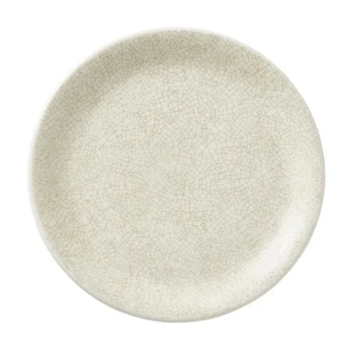 Steelite Crackle Coupe Plates Taupe 202.5mm (12 Pack) - Image 1