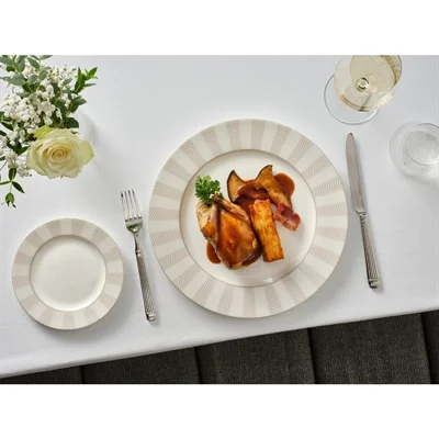 William Edwards Bakewell Classic Plates Taupe 300mm (12 Pack) - Image 3