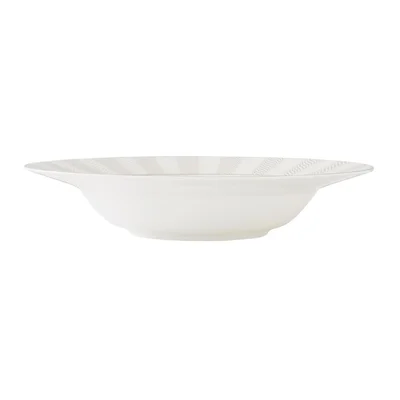 William Edwards Bakewell Classic Large Rim Bowls Taupe 280mm (6 Pack) - Image 1