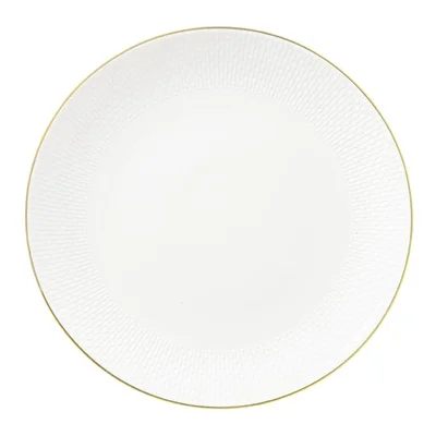 William Edwards Diamond Coupe Plates Raised White 270mm (12 Pack) - Image 2