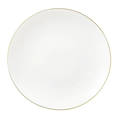 William Edwards Diamond Coupe Plates Raised White 210mm (12 Pack) - Image 2