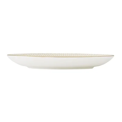 William Edwards Diamond Coupe Plates Gold 165mm (12 Pack) - Image 1