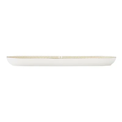 William Edwards Diamond Oblong Trays Gold 253x93mm (12 Pack) - Image 1