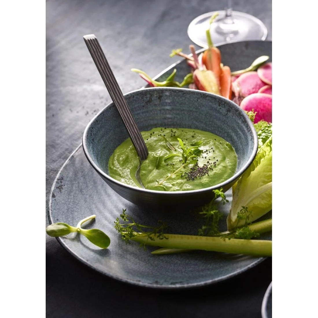 Steelite Pompeii Slate Bowls 140mm (6 Pack) - Image 4