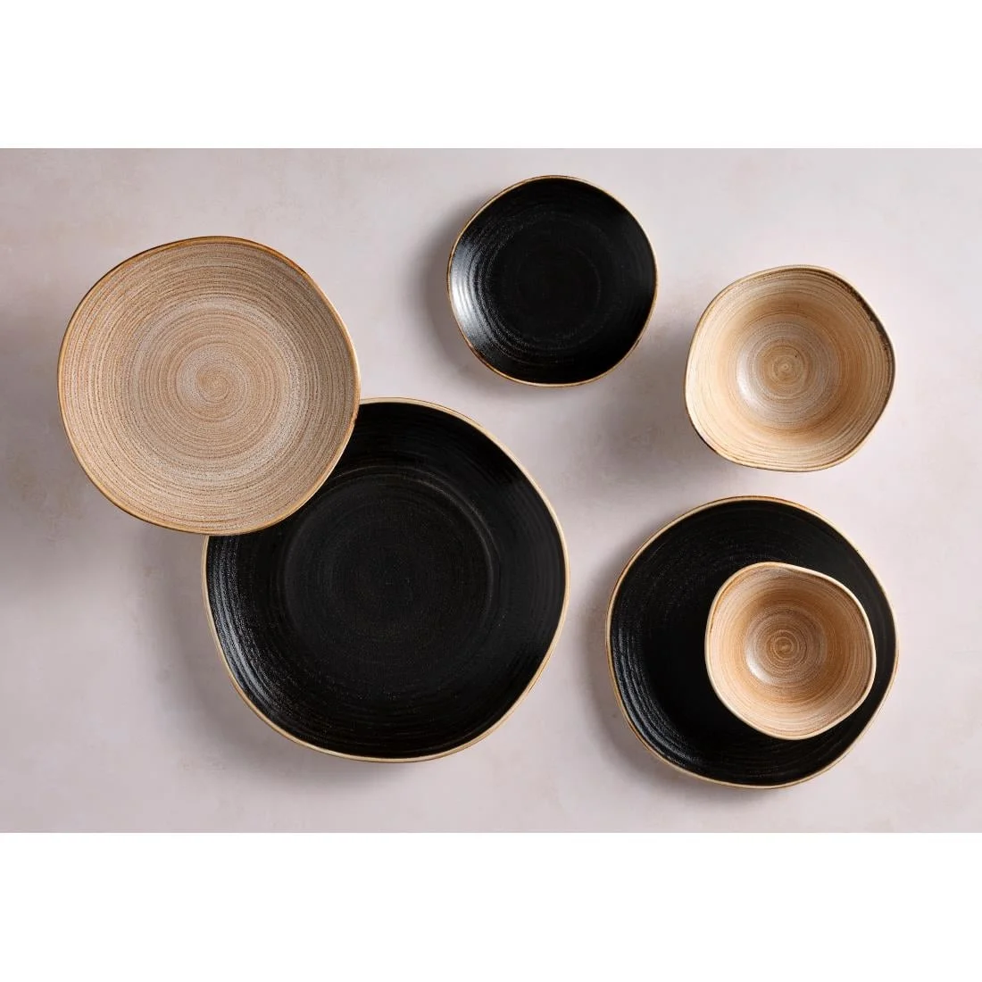 Steelite Orbita Tall Bowls Fuse Sable 180mm (12 Pack) - Image 2