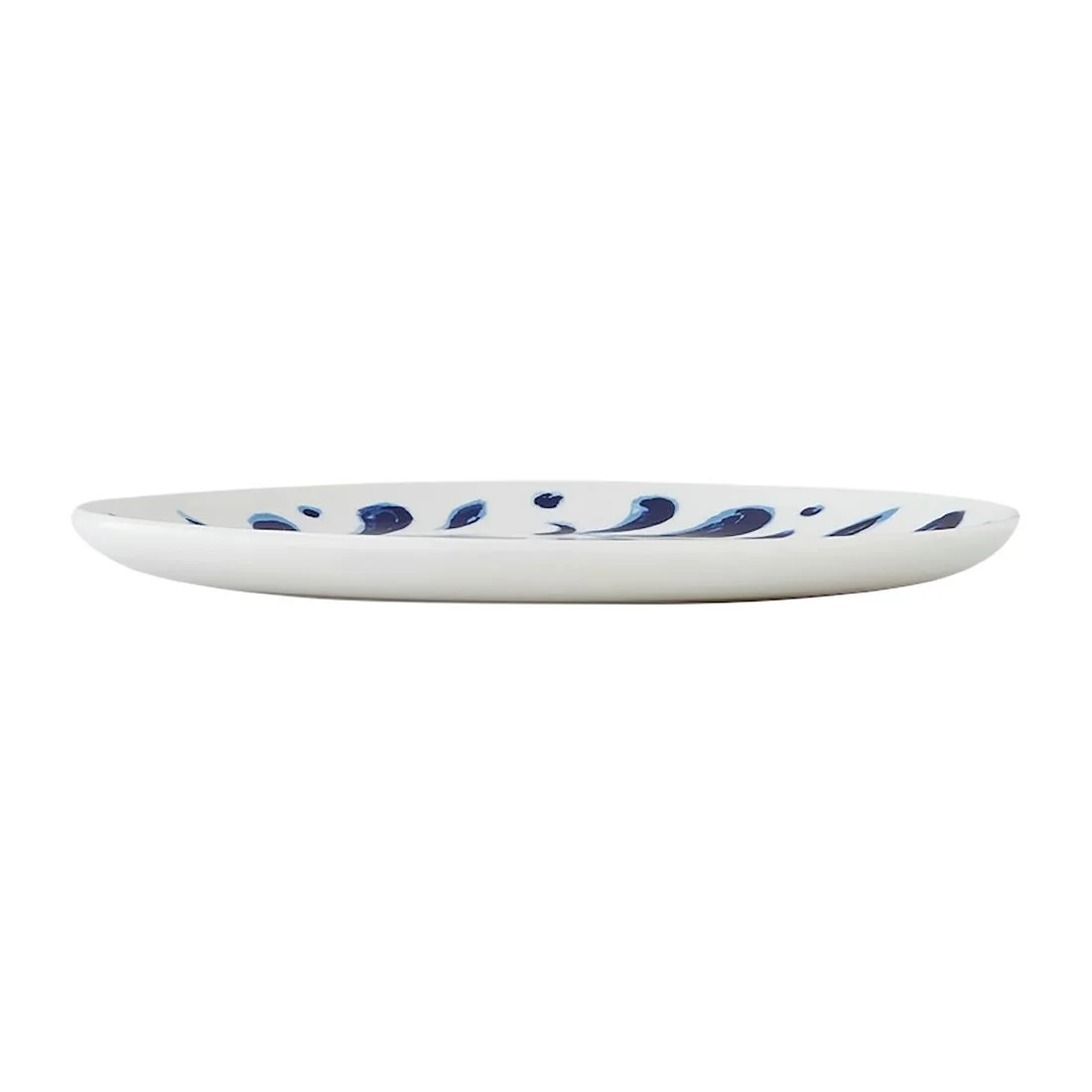Steelite Messina Oval Coupe Plates Blue 202.5mm (12 Pack) - Image 2