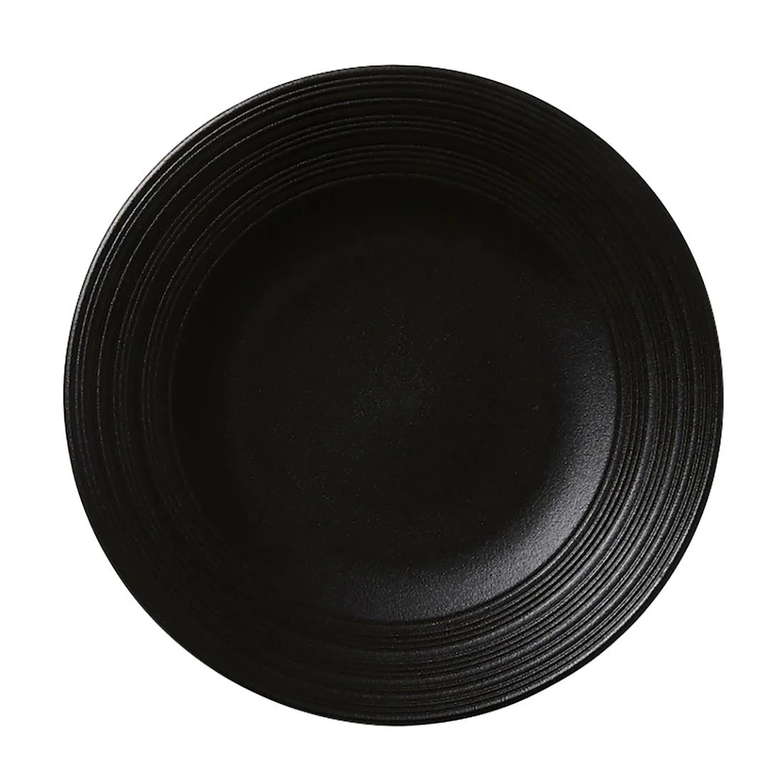 Steelite Concorde Coupe Plates Noir 202.5mm (12 Pack)