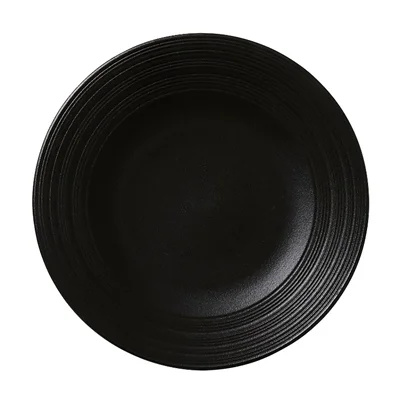 Steelite Concorde Coupe Plates Noir 202.5mm (12 Pack) - Image 2