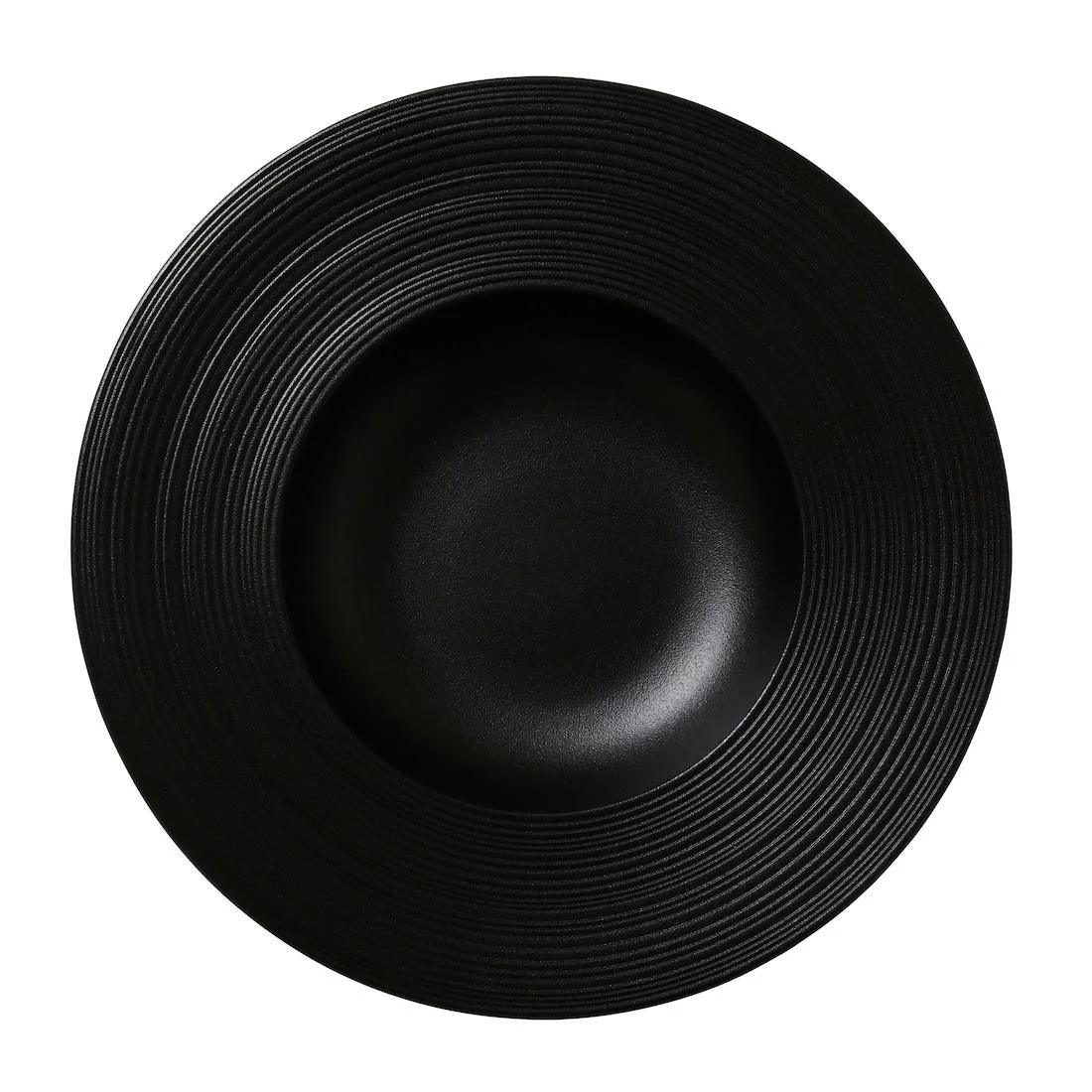 Steelite Concorde Rim Pasta Bowls Noir 285mm (12 Pack)