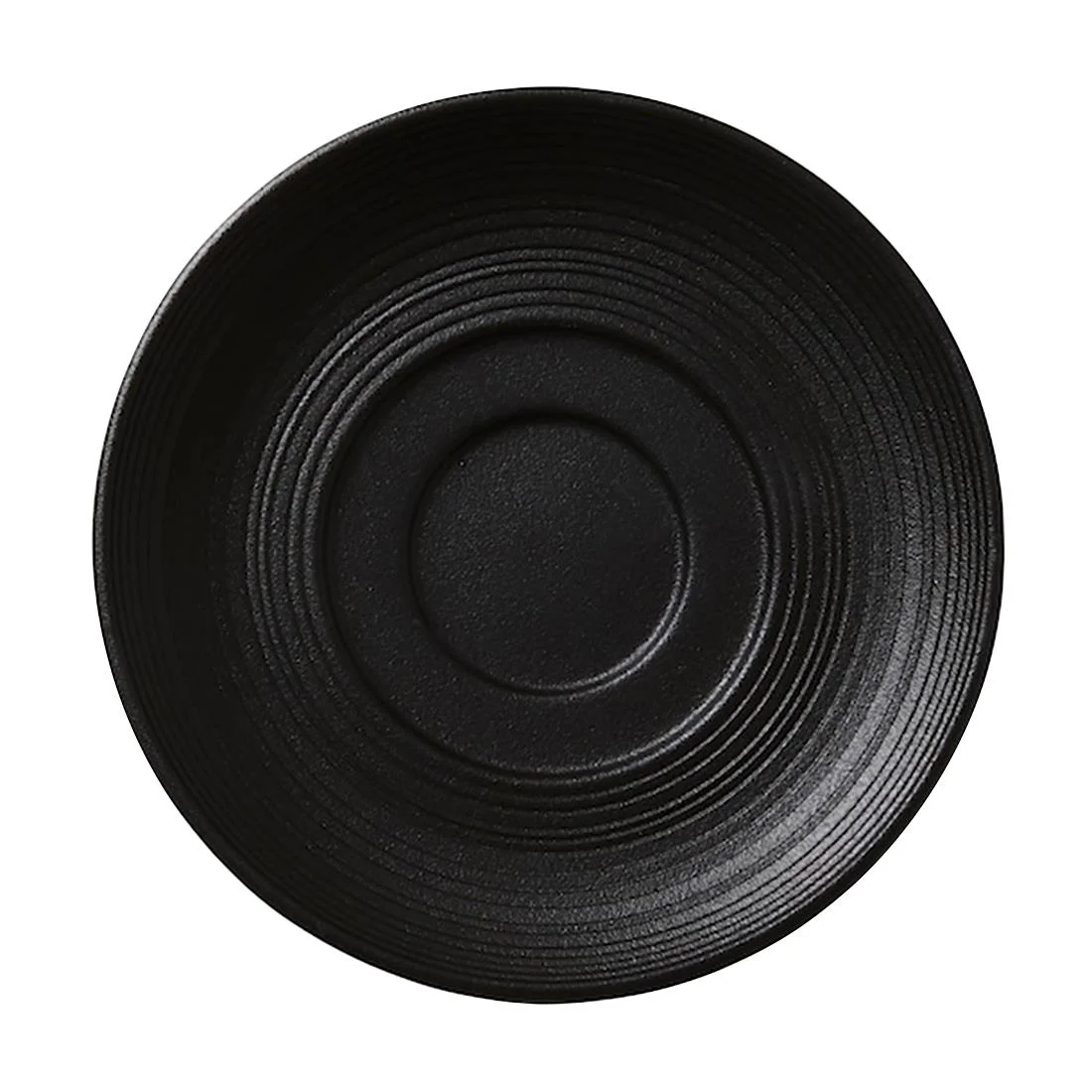 Steelite Concorde Saucers Noir 152.5mm (12 Pack)