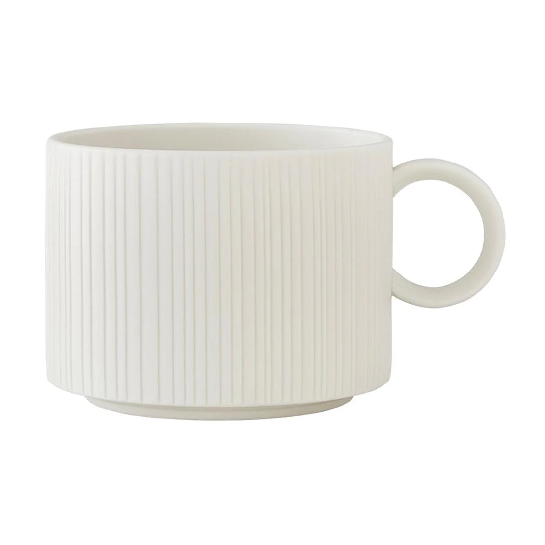 Steelite Concorde Can Cups Blanc 340ml (12 Pack)