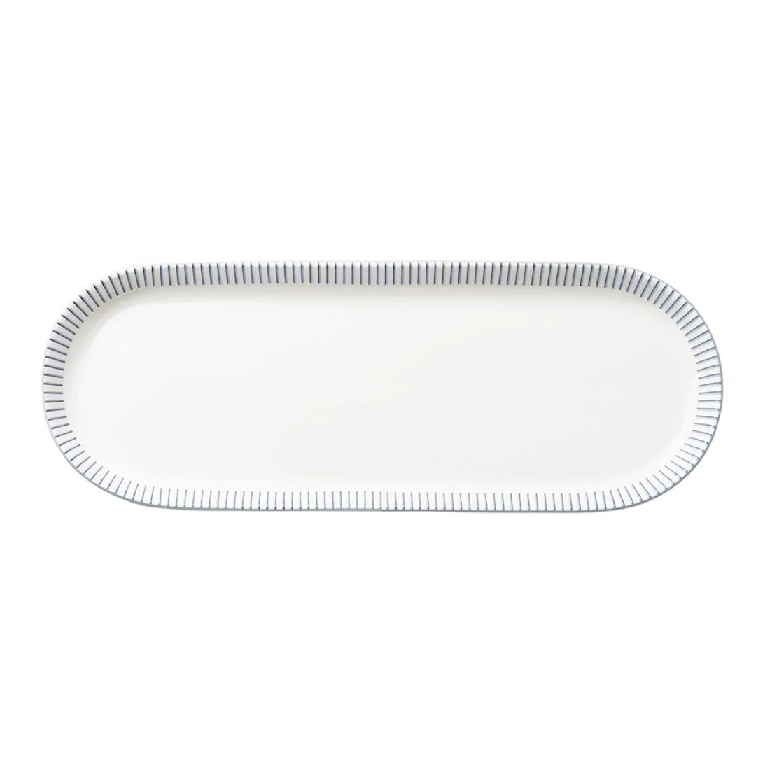 William Edwards Celestine Coupe Oblong Trays 253x93mm (12 Pack)