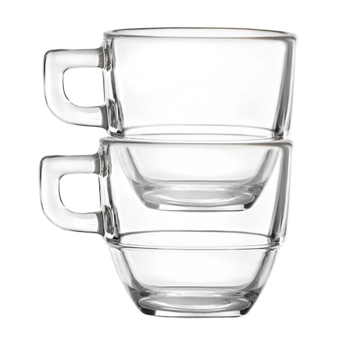 RCR Cristalleria Caffe Stackable Espresso Cups 80ml (12 Pack) - Image 2