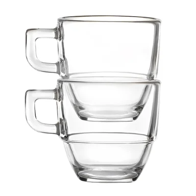 RCR Cristalleria Caffe Stackable Cortado Cups 120ml (12 Pack) - Image 2
